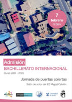 Jornada puertas abiertas Bachillerato Internacional