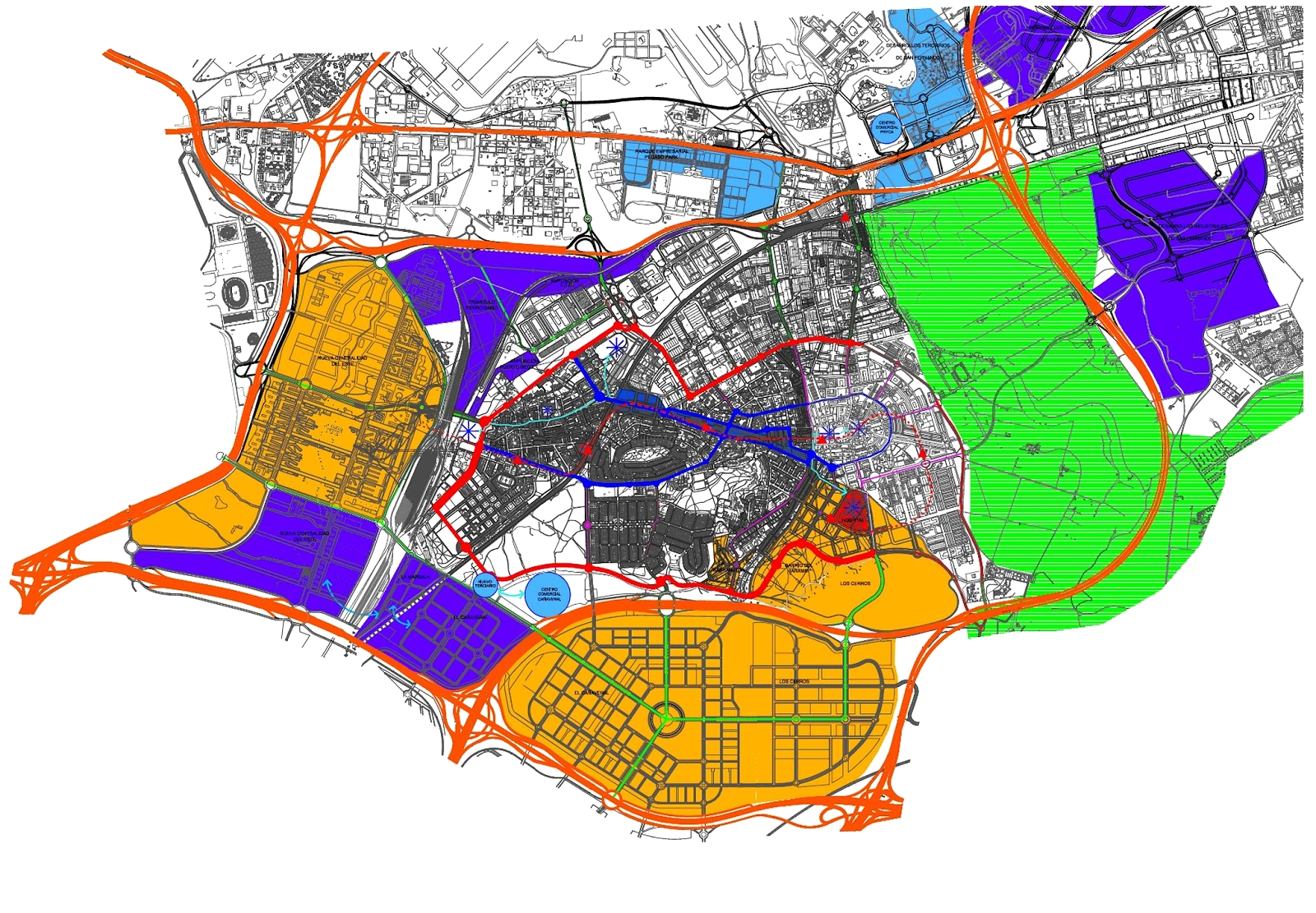 Mapa PGOU Coslada