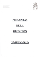 Preguntas de la Oposición (julio-2022) – Respuestas