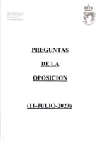 Preguntas de la Oposición (julio-2023) – Respuestas